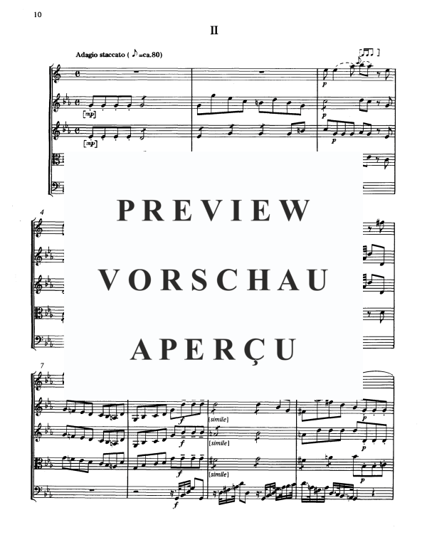 Produktgalerie: Seite 11 von 11 Konzert No. 2 in Eb-Dur, , Horn in F Solo und Streicher Ensemble