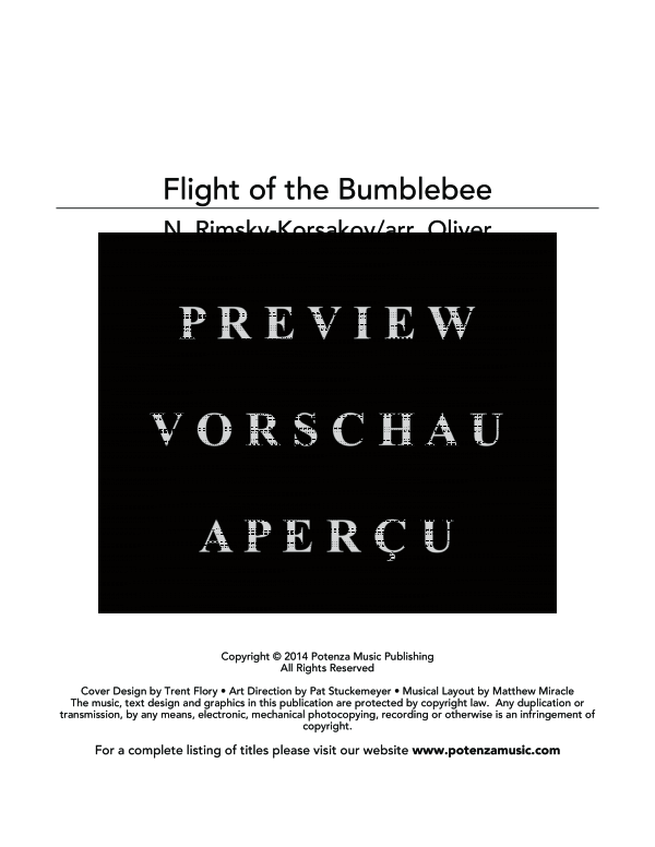 Produktgalerie: Seite 3 von 11 Flight of the Bumblebee, , (Euphonium Quartett)