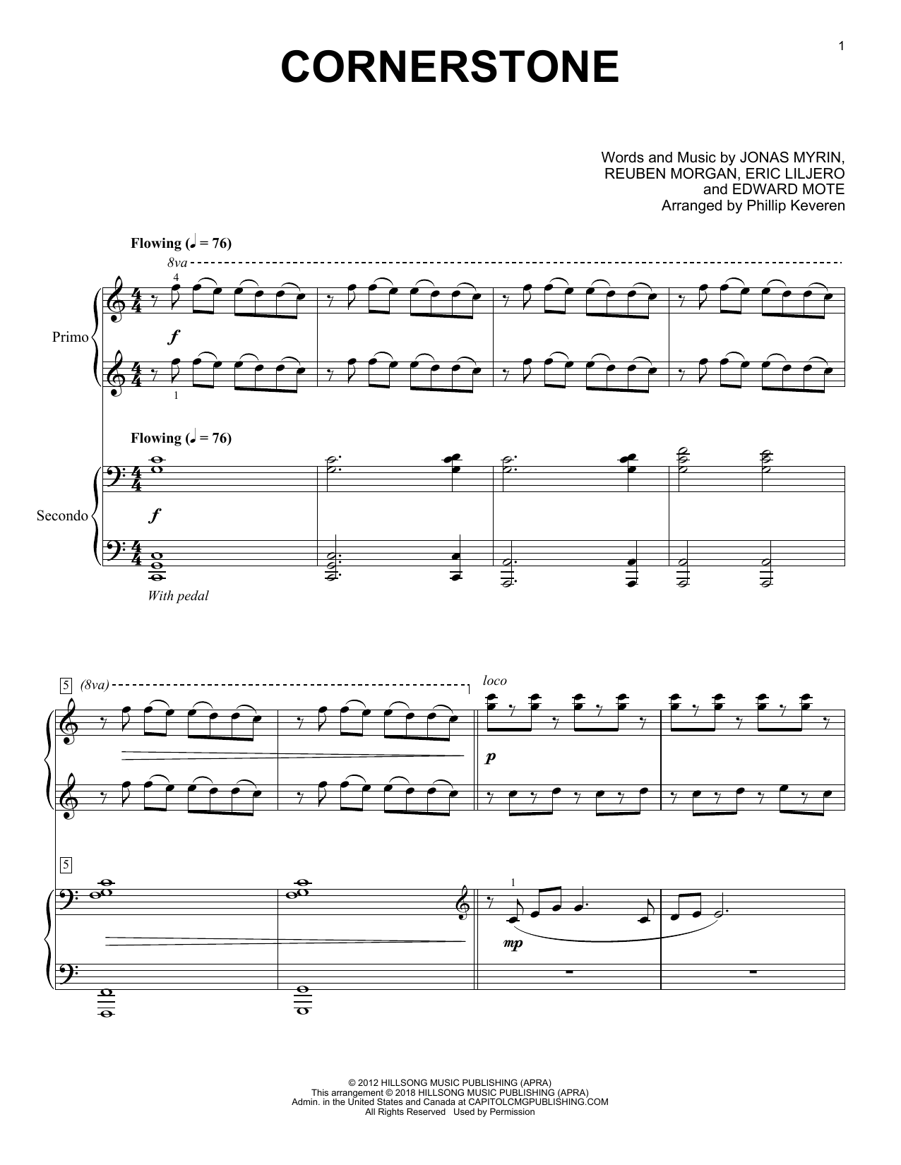 Product picture to: Cornerstone (arr. Phillip Keveren)