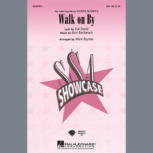 Produktbild zu: Walk On By (arr. Mark Brymer)