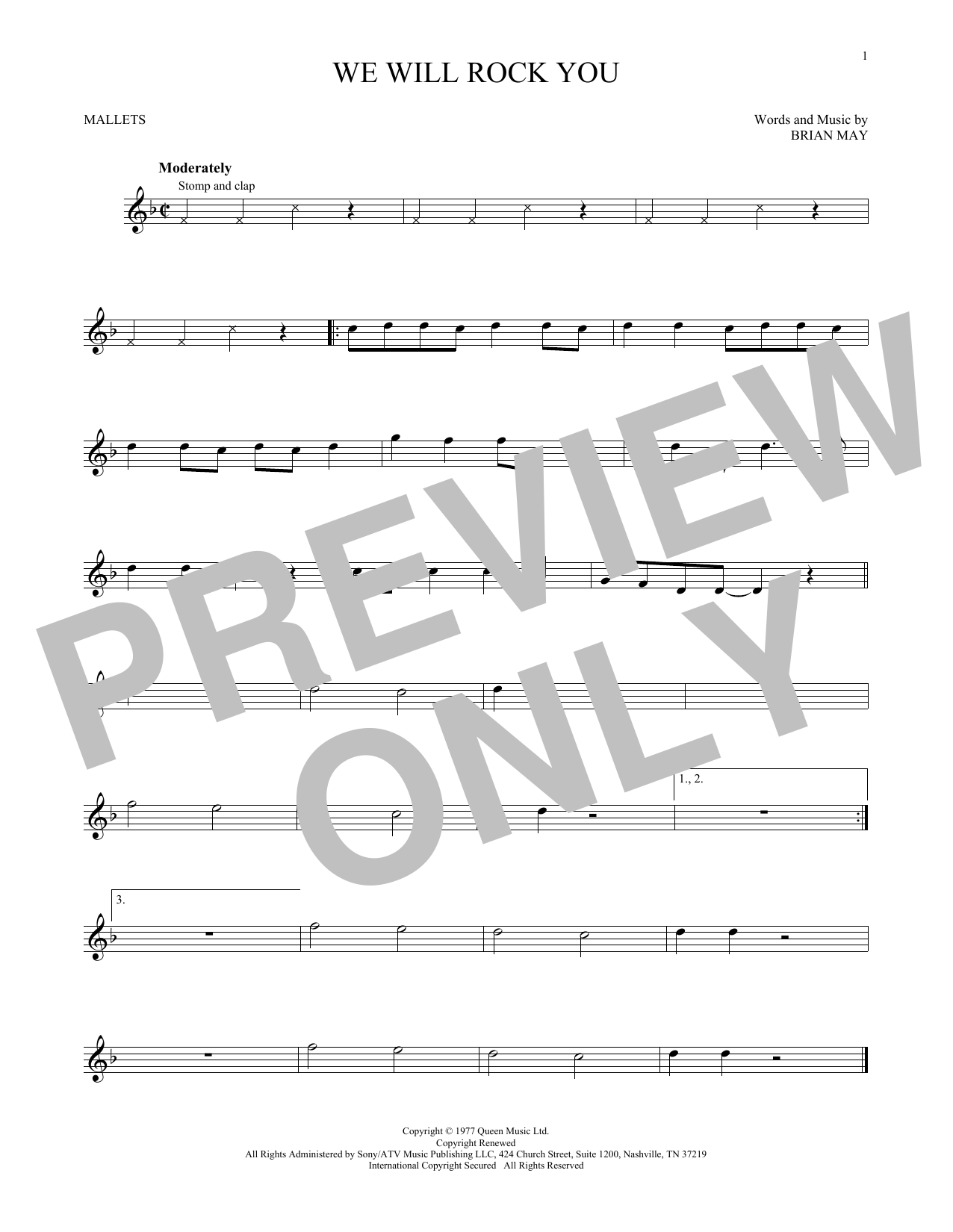 Product gallery: Page 1 of 1 We Will Rock You, Queen