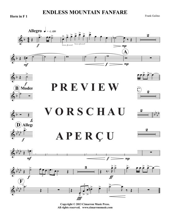 Product gallery: Page 19 of 21 Endless Mountain Fanfare , , (Brass Ensemble)