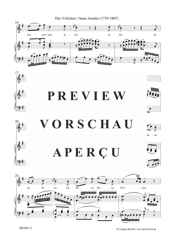 Produktgalerie: Seite 3 von 11 Das Veilchen, , Gesang hoch und Klavier