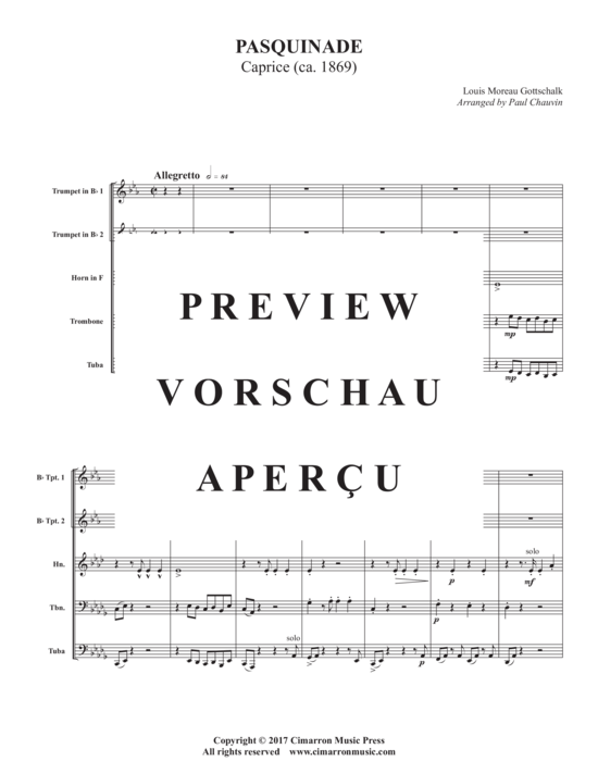 Produktgalerie: Seite 3 von 19 Pasquinade , , (Blechbläserquintett)