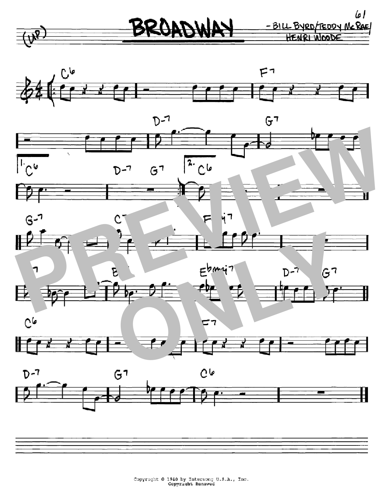 Produktbild zu: Broadway