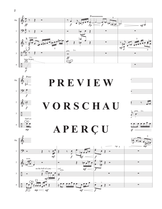 Product gallery: Page 5 of 21 Reflective Journey , , (horn solo and percussion quartet)