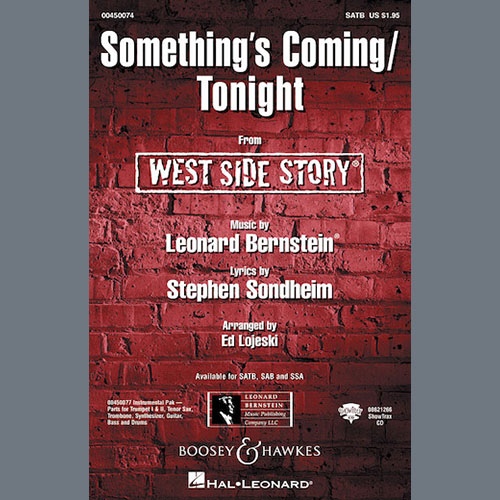 Produktbild zu: Something's Coming/Tonight (from West Side Story) (arr. Ed Lojeski)