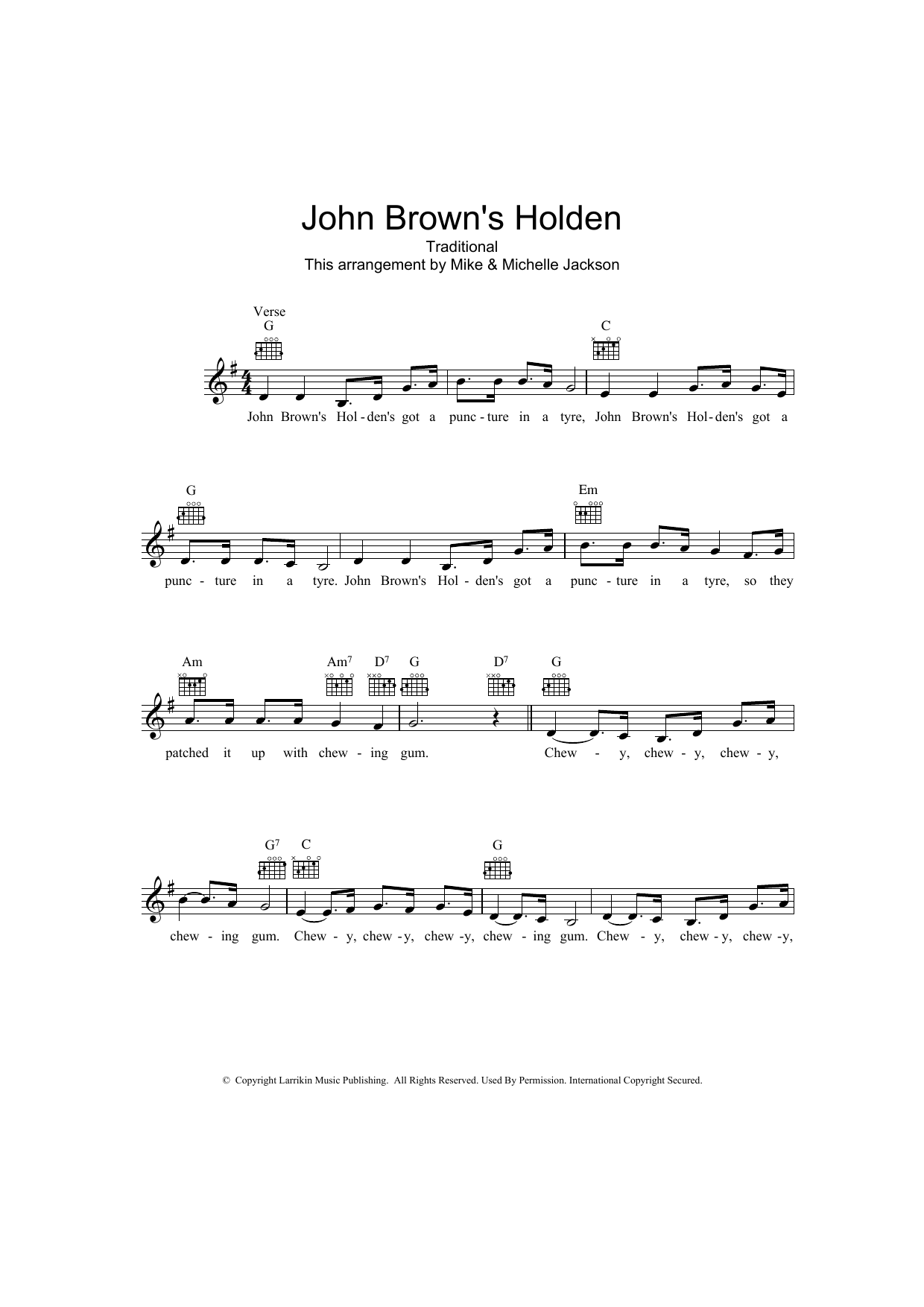 Product picture to: John Brown's Holden