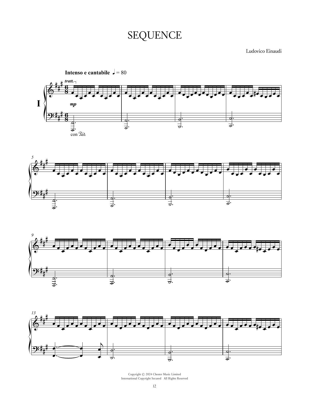 Product gallery: Page 1 of 1 Sequence, Ludovico Einaudi