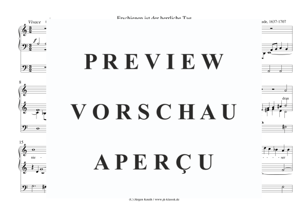 gallery: Erschienen ist der herrliche Tag (Wir danken dir Herr Jesu Christ) , ,  (Orgel Solo)