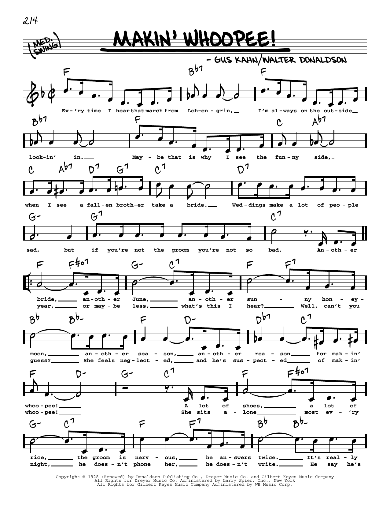 Produktbild zu: Makin' Whoopee! (arr. Robert Rawlins)