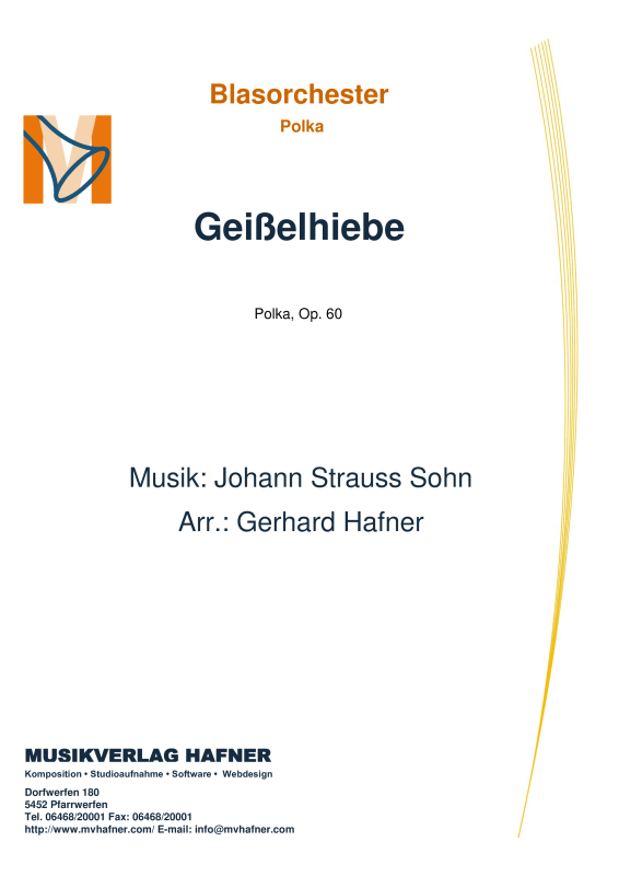 Product picture to: GeißelhiebeJohann Strauss (Sohn)