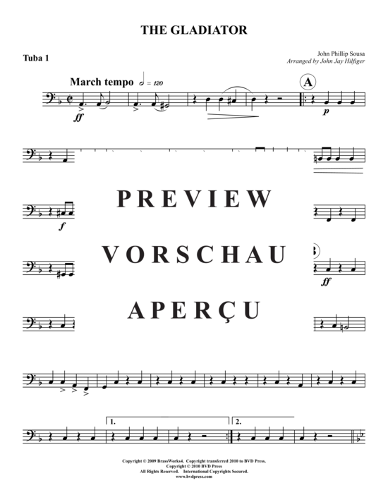 Product gallery: Page 12 of 15 The Gladiator , , (Tuba Quartet: 2x Baritone, 2xTuba)