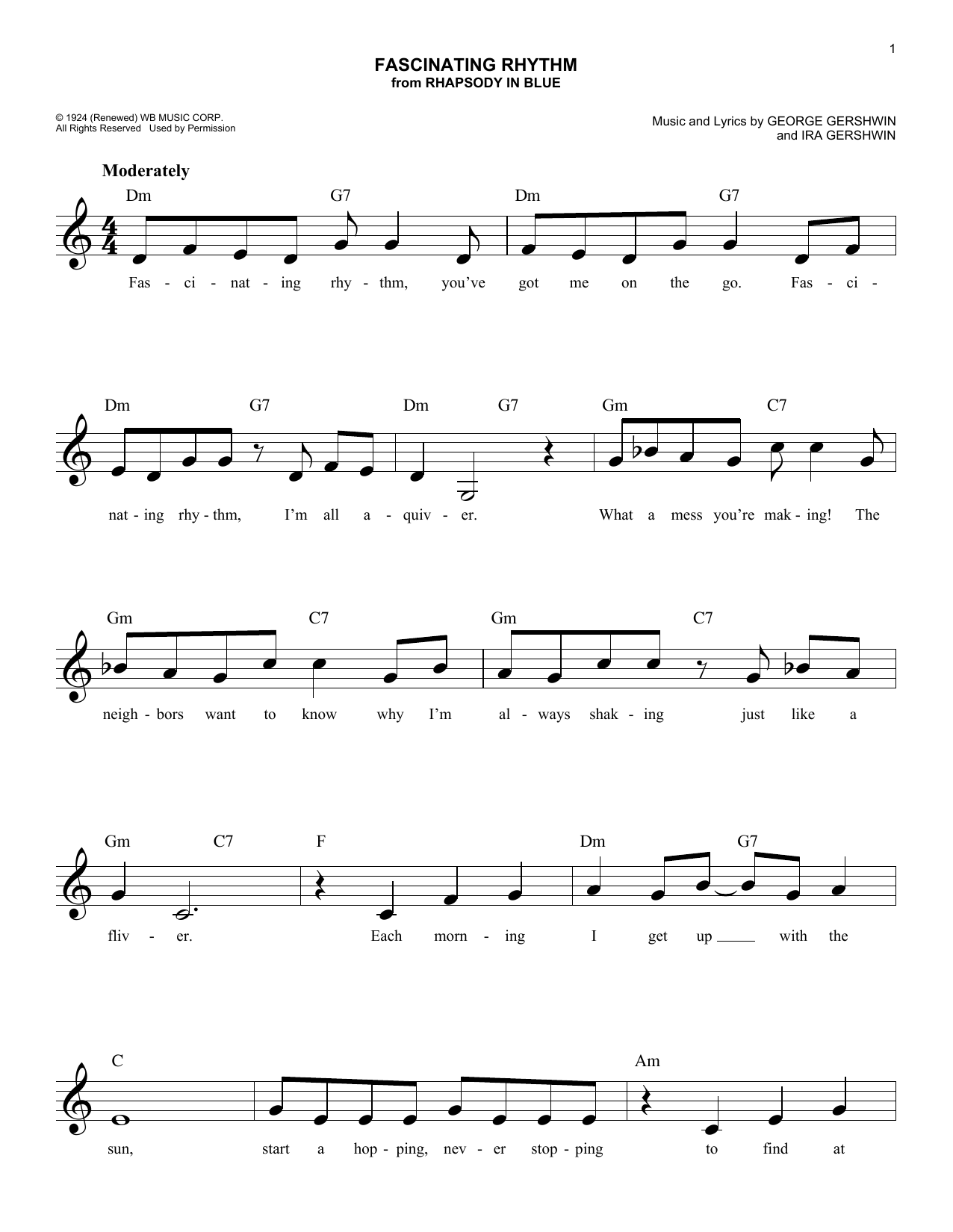 Product picture to: Fascinating Rhythm