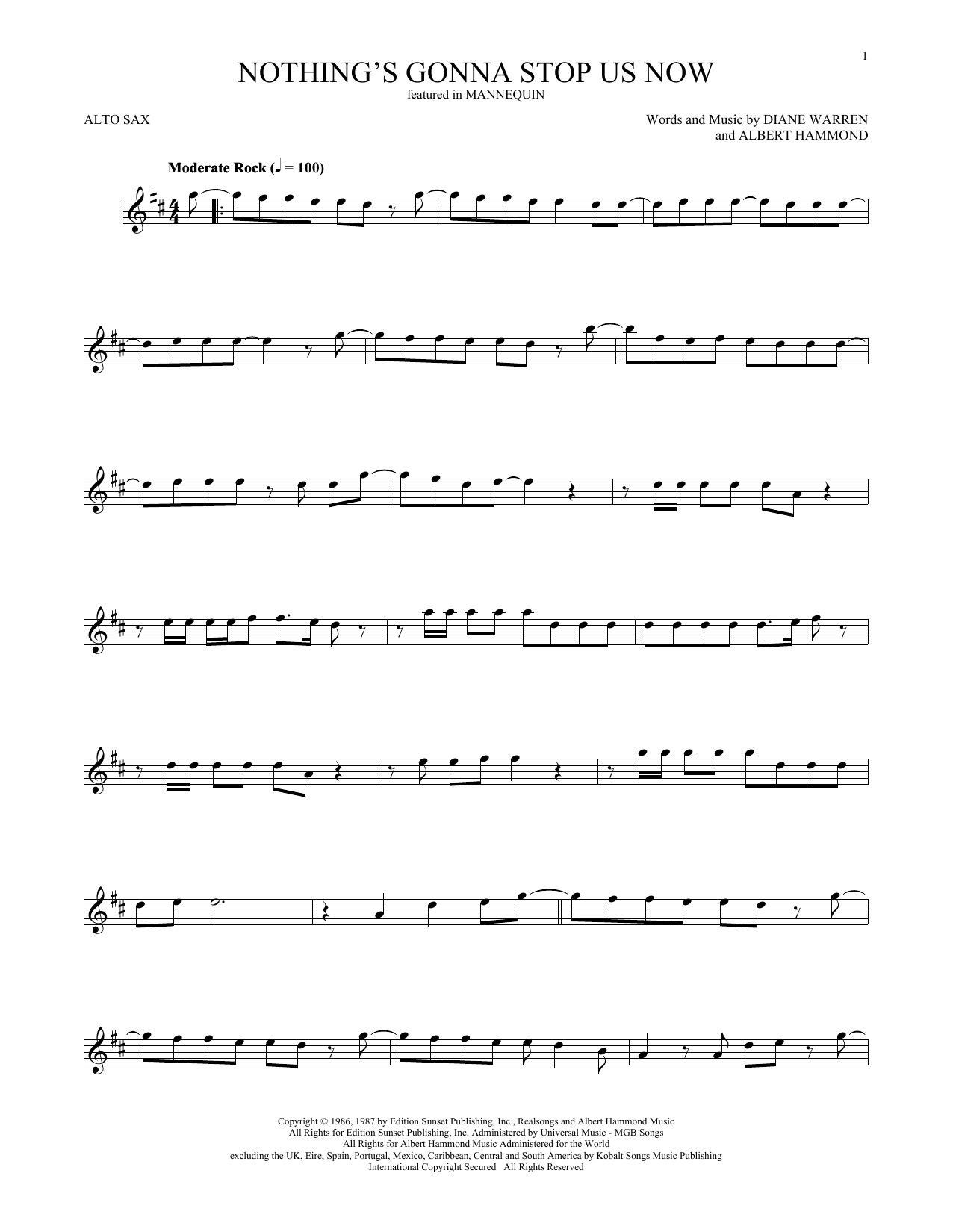 Product gallery: Page 1 of 1 Nothing's Gonna Stop Us Now, Starship