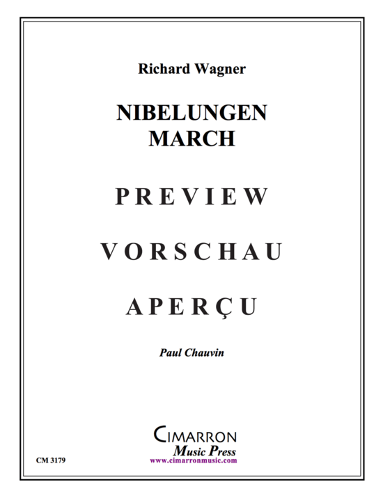 Produktgalerie: Seite 2 von 11 Nibelungen Marsch (Nibelungen March) , ,  (Blechbläserquintett)