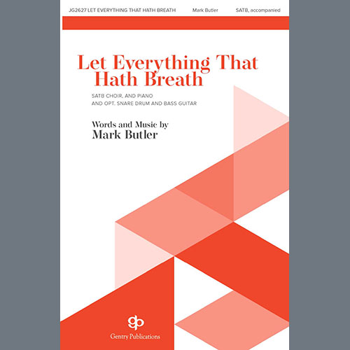 cover: Let Everything That Hath Breath, Mark Butler