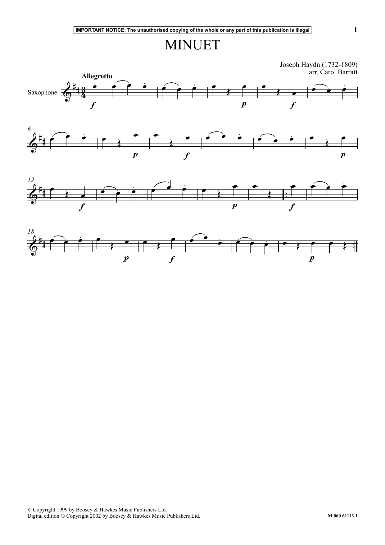 Produktbild zu: Minuet