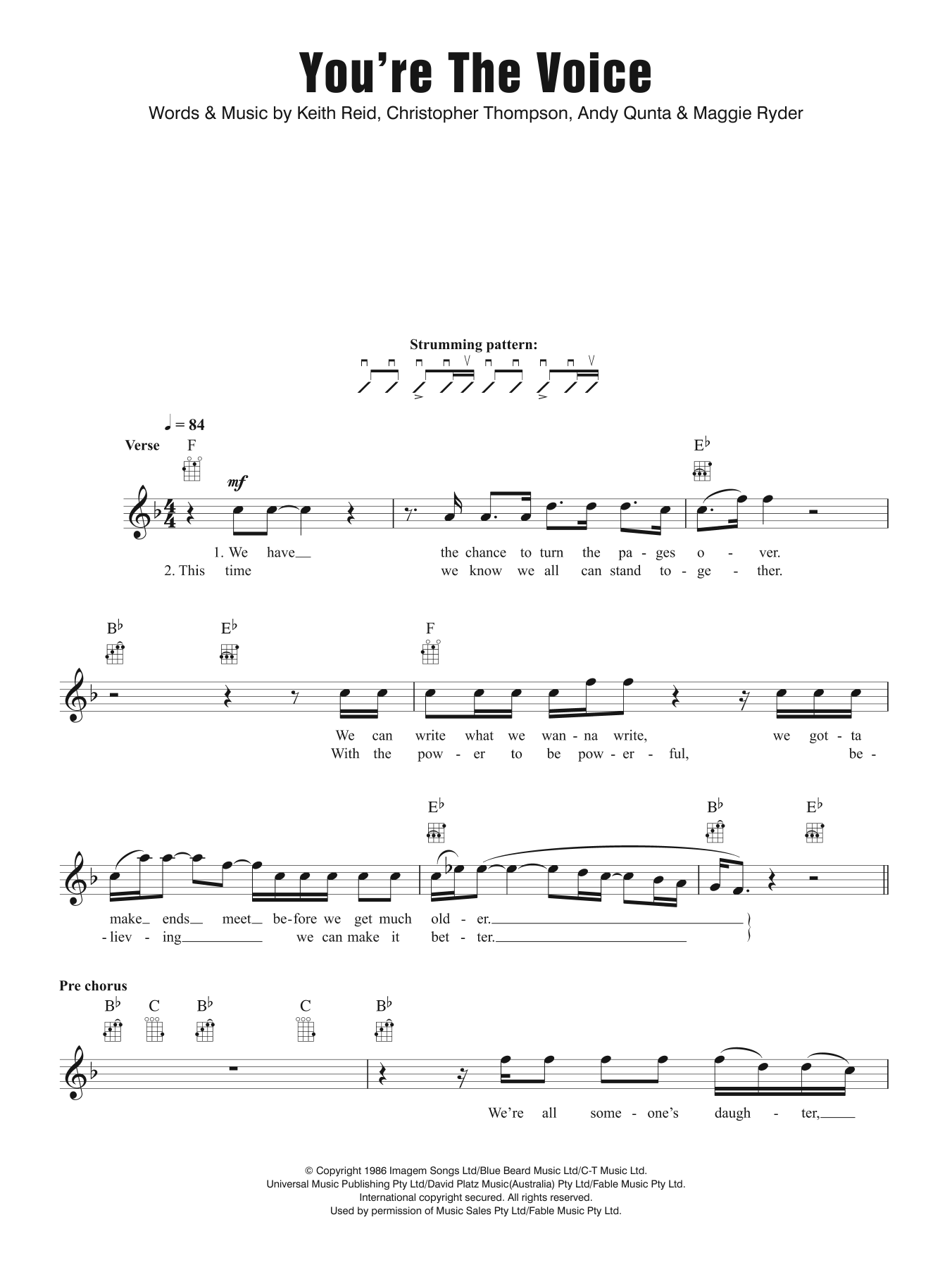 Product gallery: Page 1 of 1 You're The Voice, John Farnham