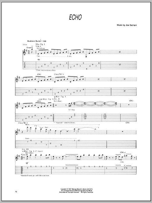 Produktgalerie: Seite 1 von 1 Echo, Joe Satriani, Gitarre