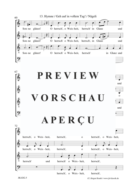 Produktgalerie: Seite 6 von 11 Geh auf in vollem Tag, , Gemischter Chor