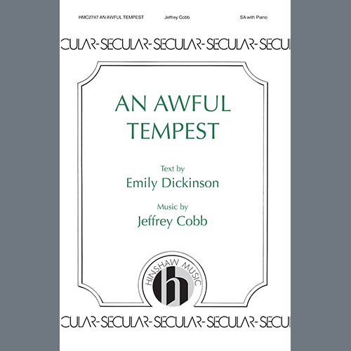 cover: An Awful Tempest, Jeffrey Cobb