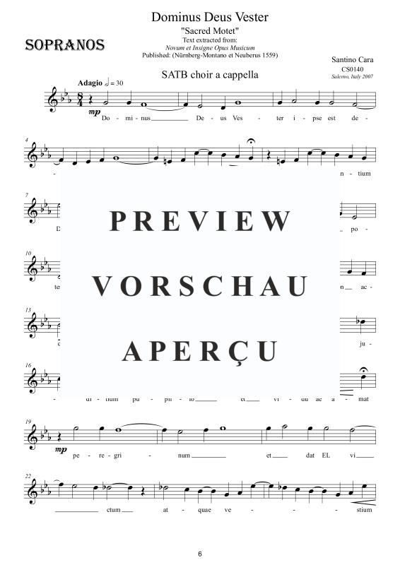 Produktgalerie: Seite 7 von 11 Dominus Deus Vester - Sacred Motet, , Gemischter Chor