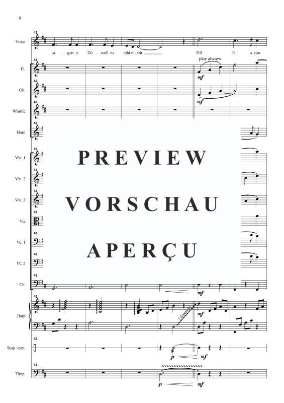 Product gallery: Page 11 of 11 Fill fill a run ó, , Solo Voice and Orchestra