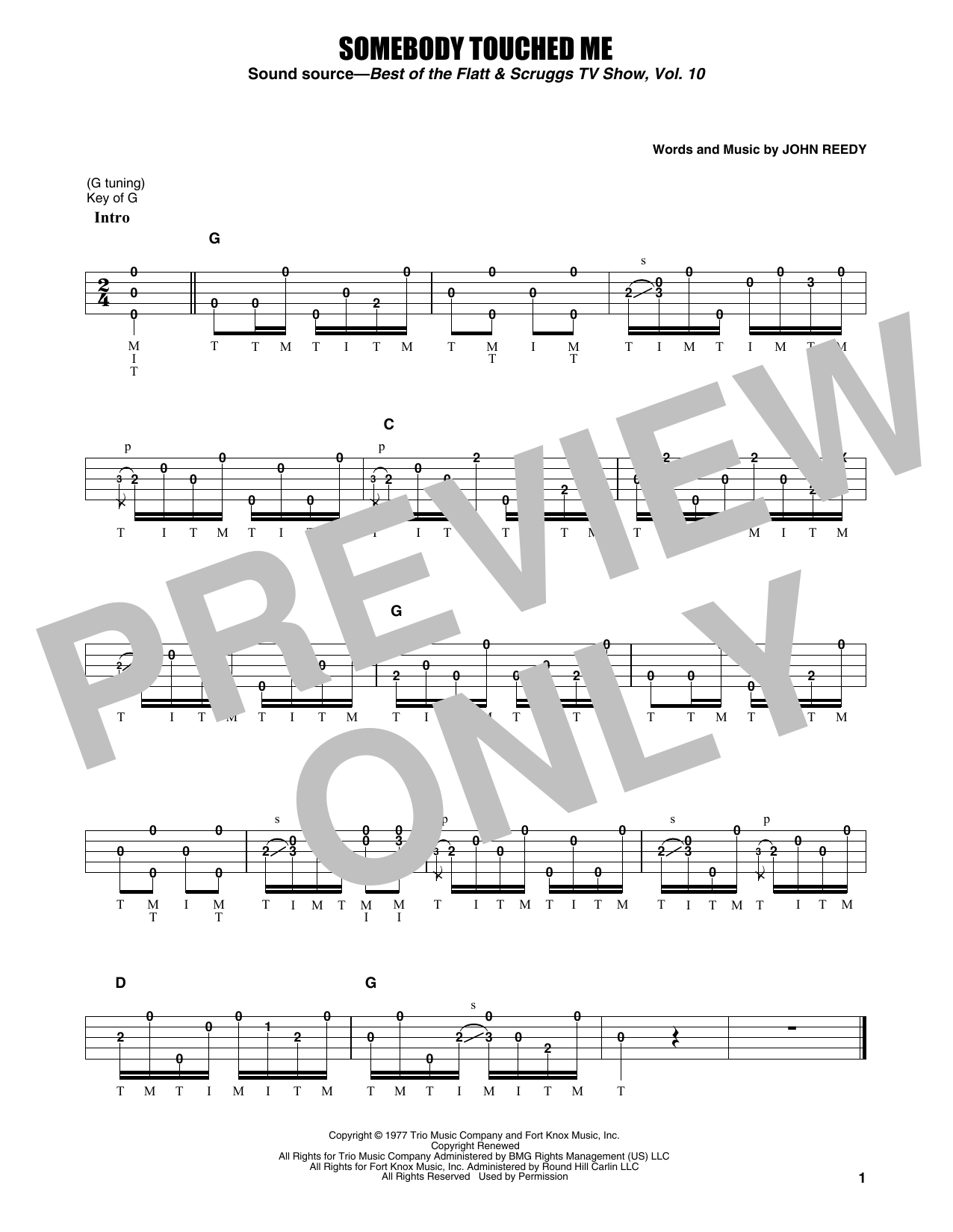 Produktgalerie: Seite 1 von 1 Somebody Touched Me, Earl Scruggs, Banjo