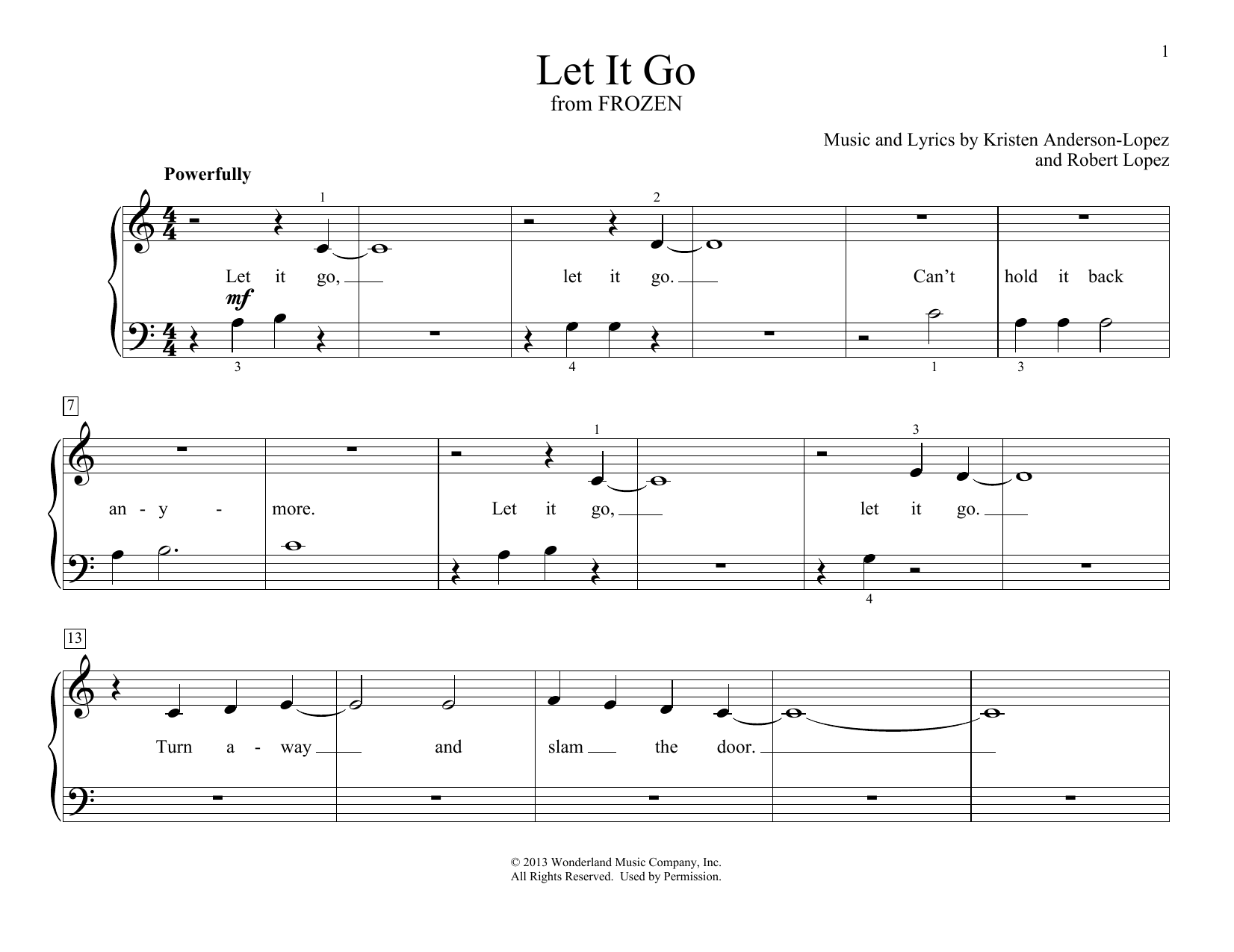 Produktbild zu: Let It Go (from Frozen) (arr. Christopher Hussey)