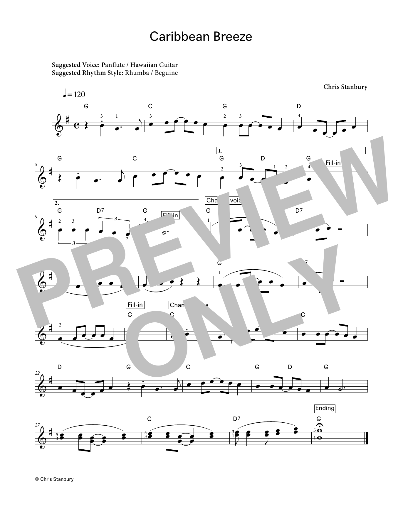 Produktgalerie: Seite 1 von 1 Caribbean Breeze (LCME Electronic Keyboard Grade 2 List A), Chris Stanbury, Klavier