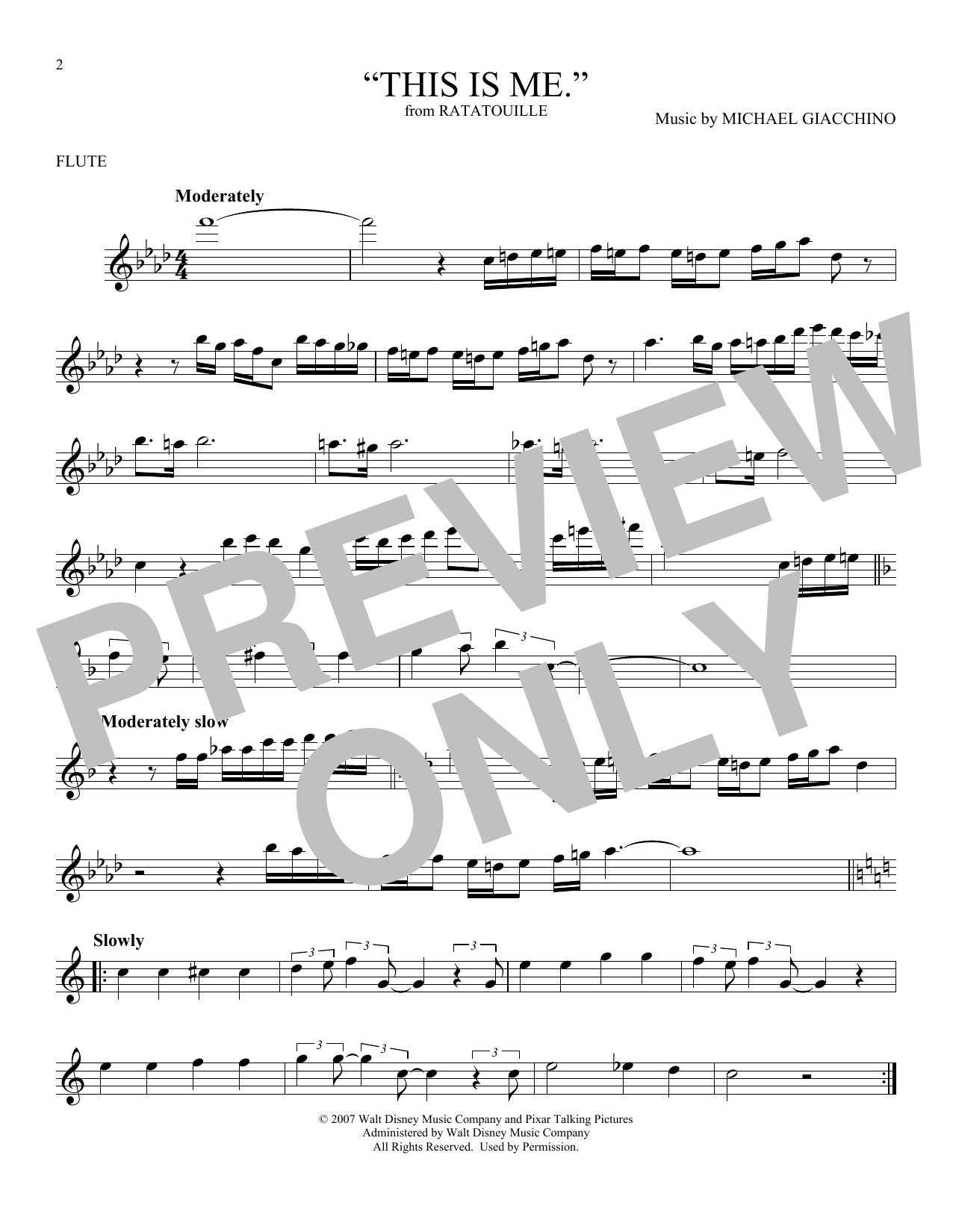 Product gallery: Page 1 of 1 "This is me." (from Ratatouille), Michael Giacchino