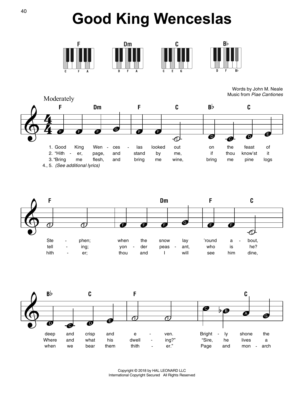 Produktbild zu: Good King Wenceslas