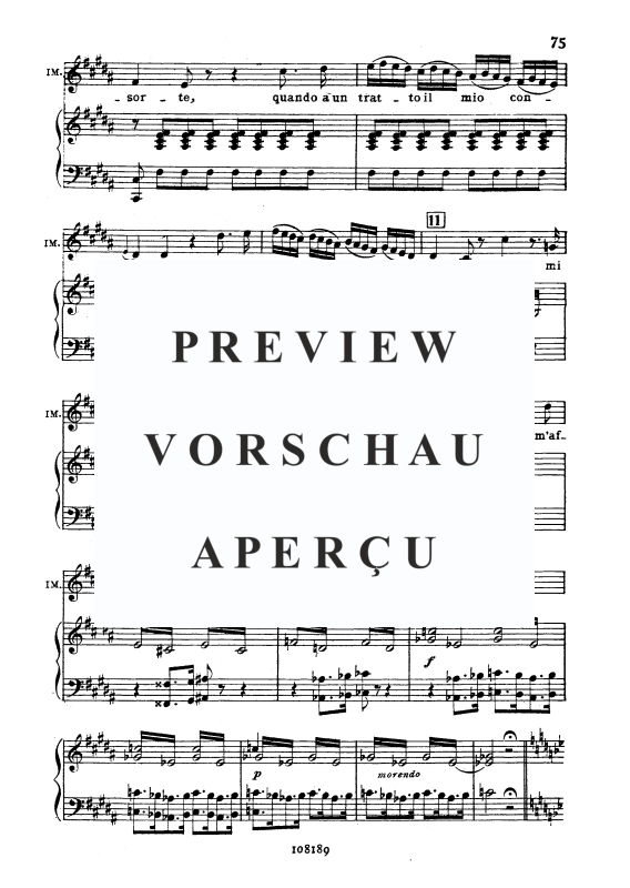 Product gallery: Page 11 of 11 Lo sognai ferito esangue, , Soprano and Piano