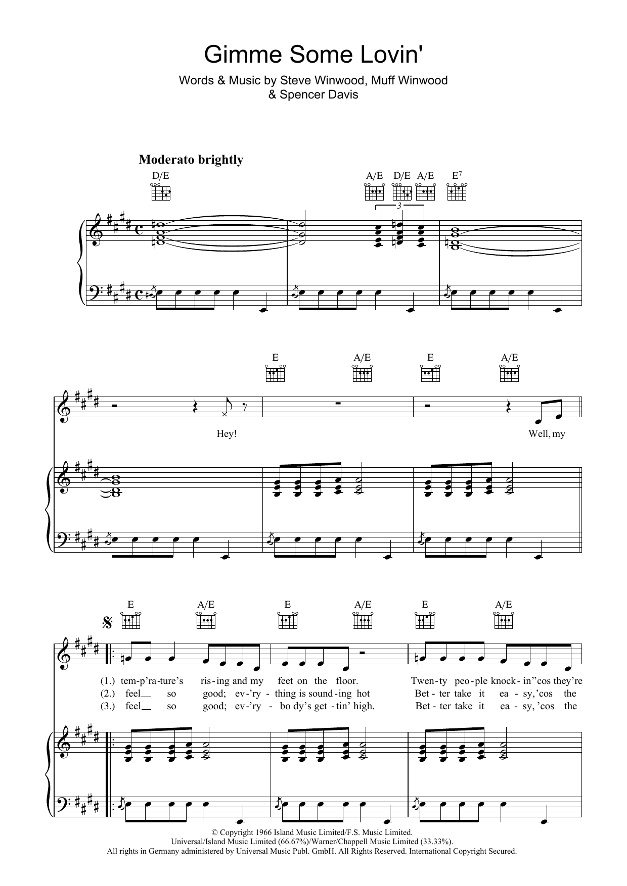 Produktbild zu: Gimme Some Lovin'