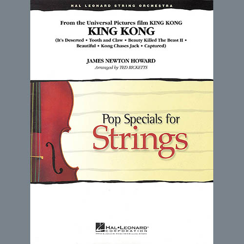 cover: King Kong - Full Score, Ted Ricketts