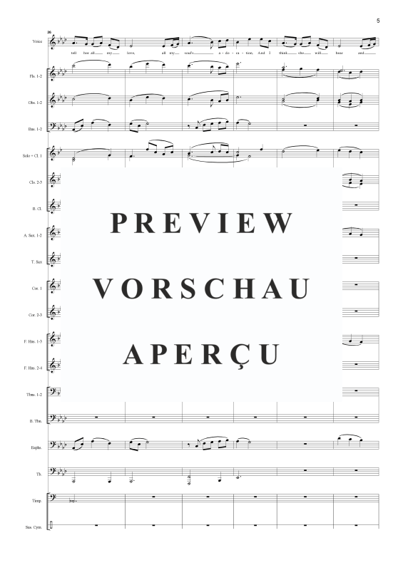Produktgalerie: Seite 8 von 11 The Lark in the clear air, , Solo Gesang und Concert Band