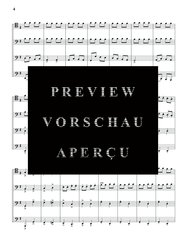 Product gallery: Page 8 of 11 Can-Can, , (Trombone quartet)