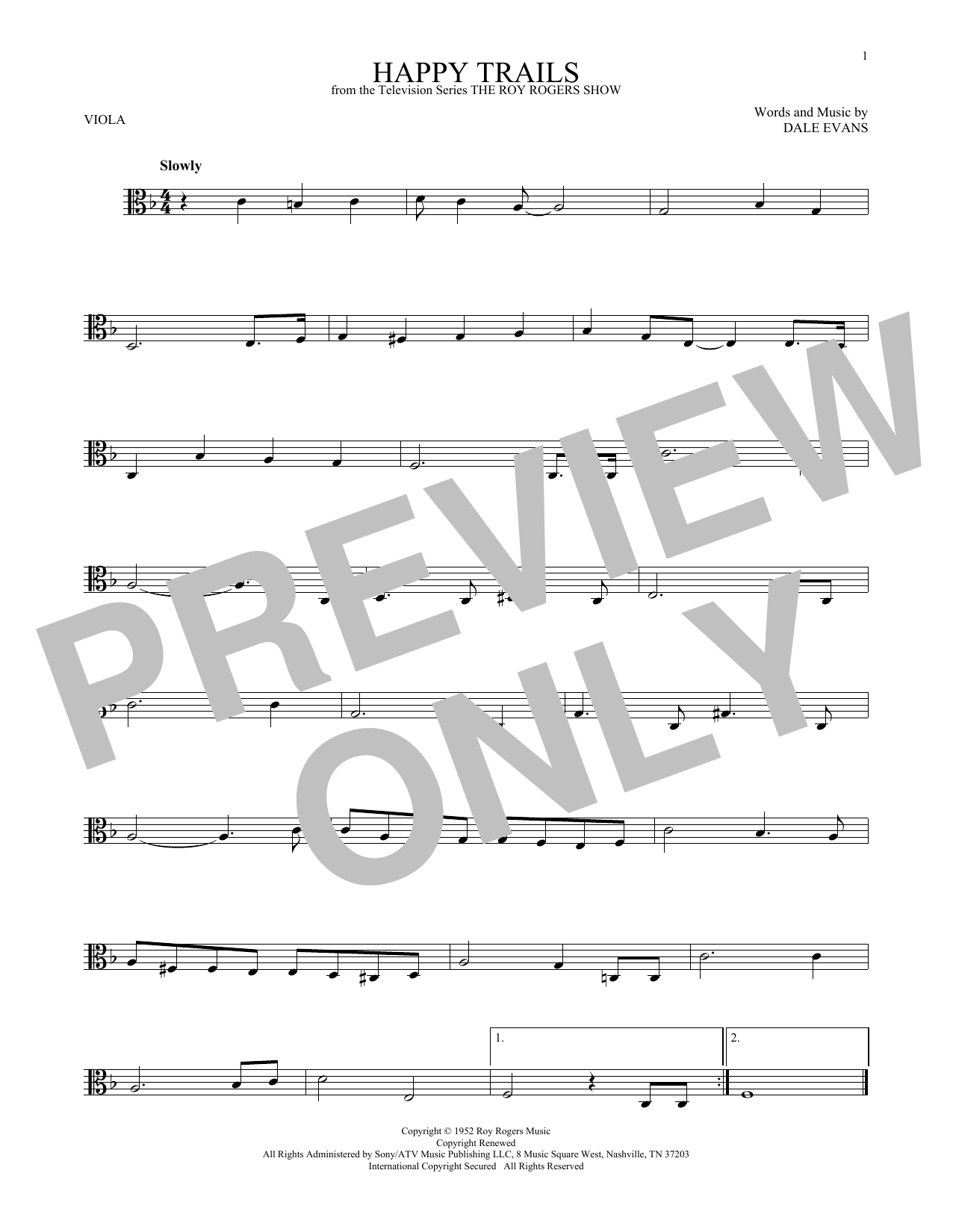 Product gallery: Page 1 of 1 Happy Trails, Roy Rogers