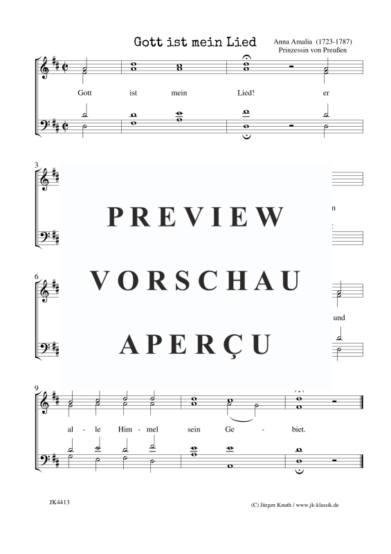 Produktgalerie: Seite 1 von 1 Gott ist mein Lied, , Gemischter Chor