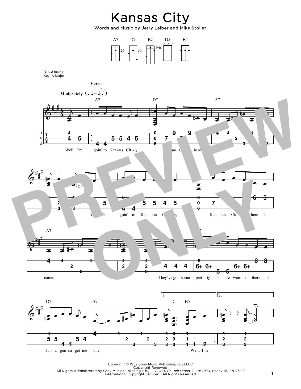 Produktbild zu:  Kansas City (arr. Steven B. Eulberg) - Wilbert Harrison