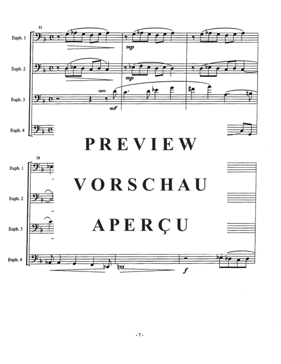 Product gallery: Page 10 of 21 Adagio , , (Euphonium/Tuba Quartet)