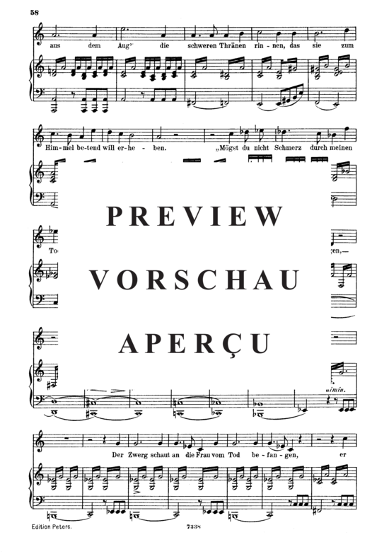 Product gallery: Page 5 of 6 Der Zwerg D.771, , Medium Voice and Piano