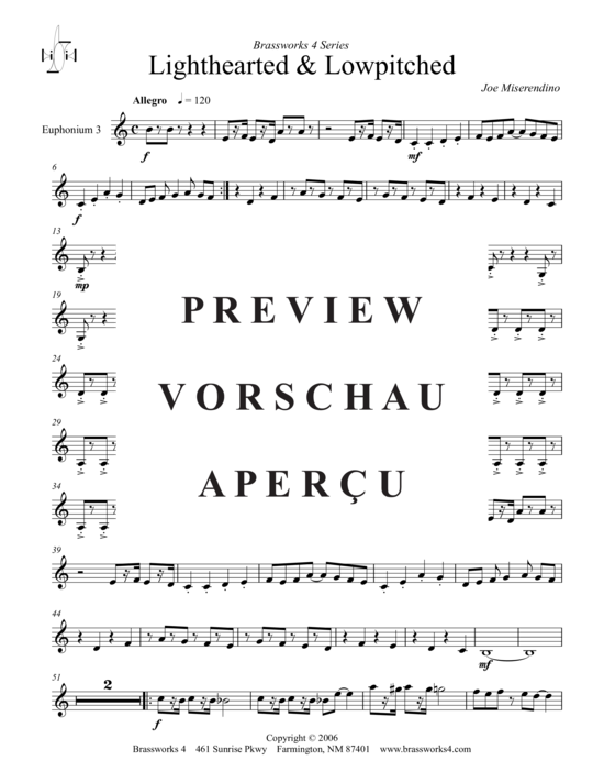 Product gallery: Page 17 of 20 Lighthearted and Lowpitched , , (Tuba Quartet: 2x Baritone, 2xTuba)