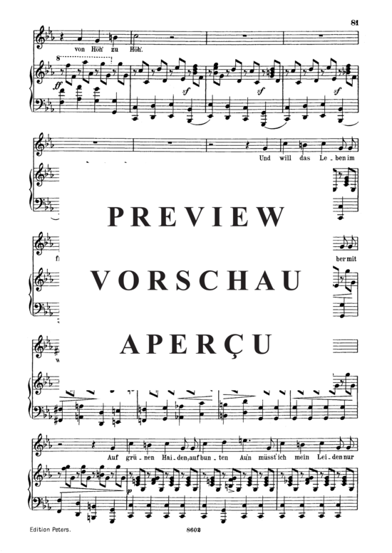 Product gallery: Page 3 of 5 Über Wildemann D.867, , Medium Voice and Piano