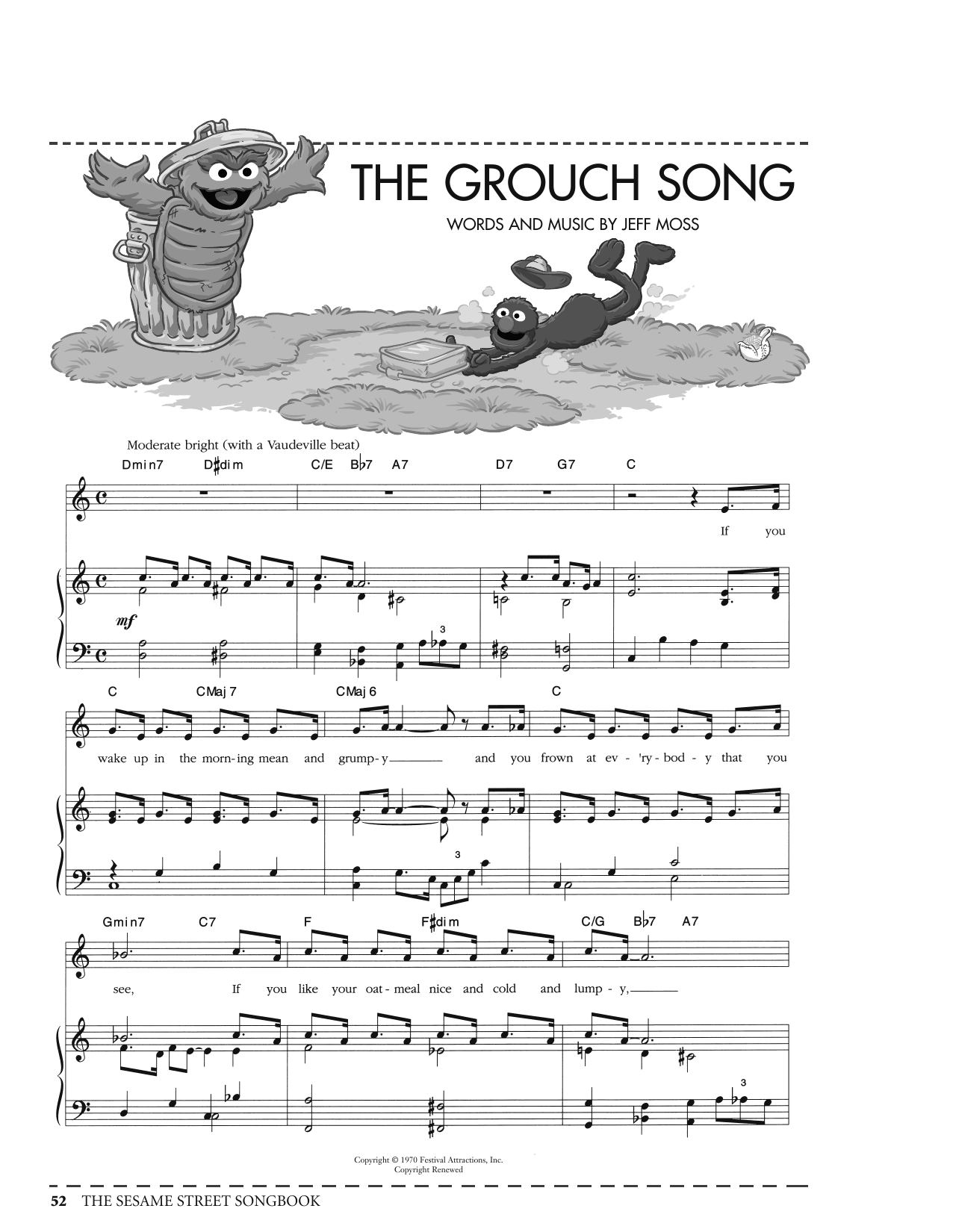 Produktbild zu: The Grouch Song (from Sesame Street)