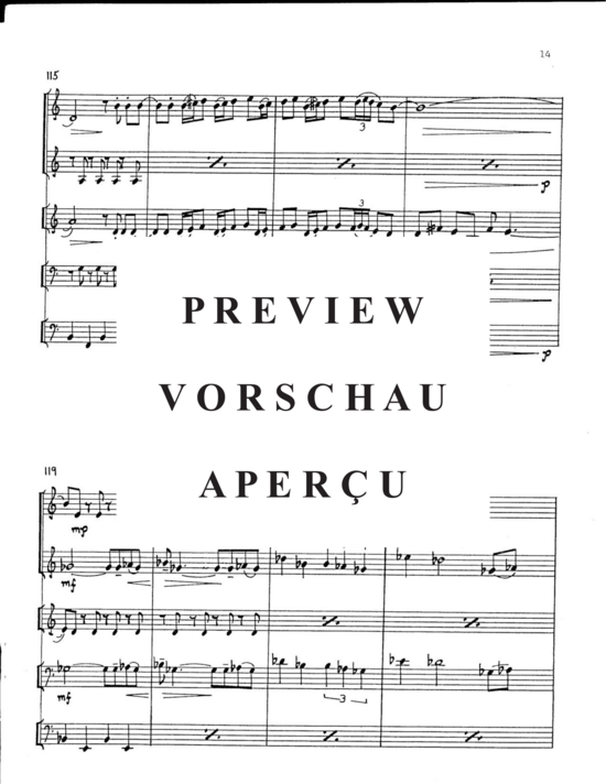 Produktgalerie: Seite 17 von 21 Concord , , (Blechbläser Quintett)