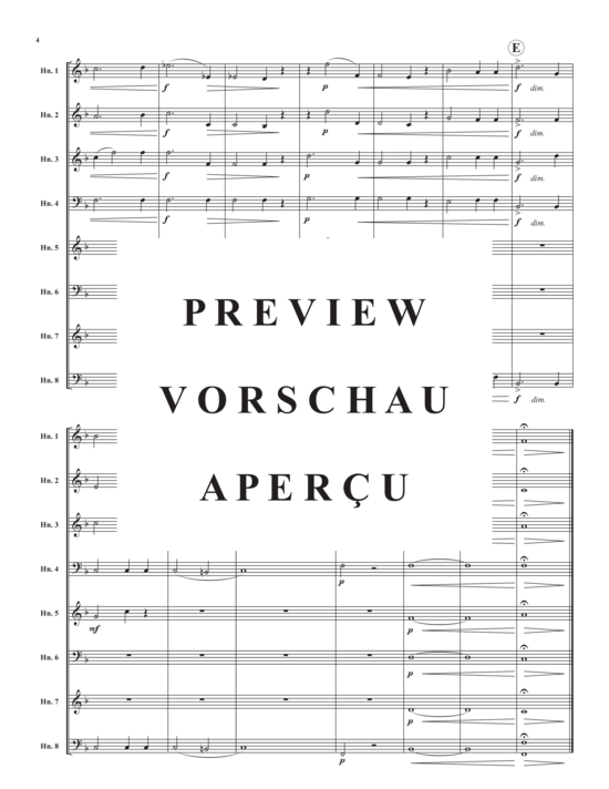 Product gallery: Page 6 of 14 Ave Maria , , (Horn ensemble 1-8 horns in F)