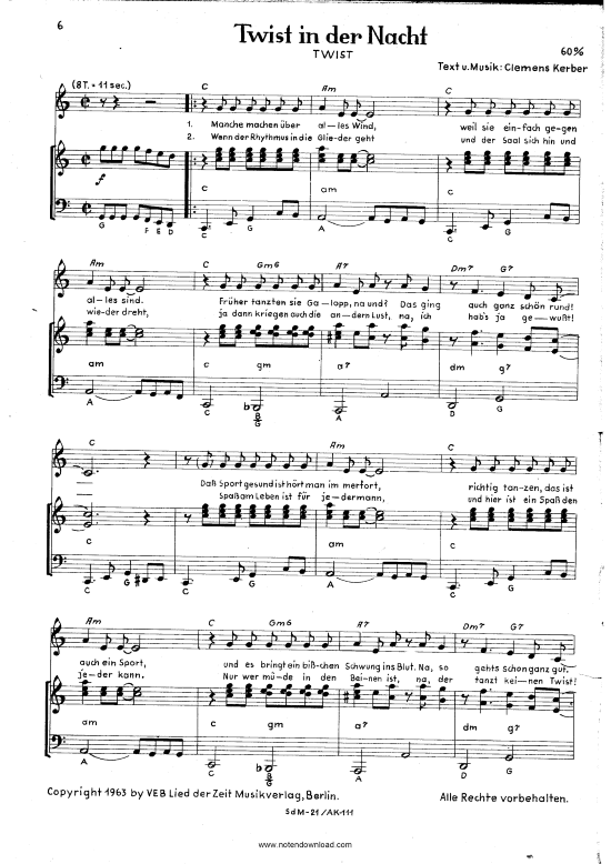 Produktbild zu: Twist in der Nacht Manfred Krug 