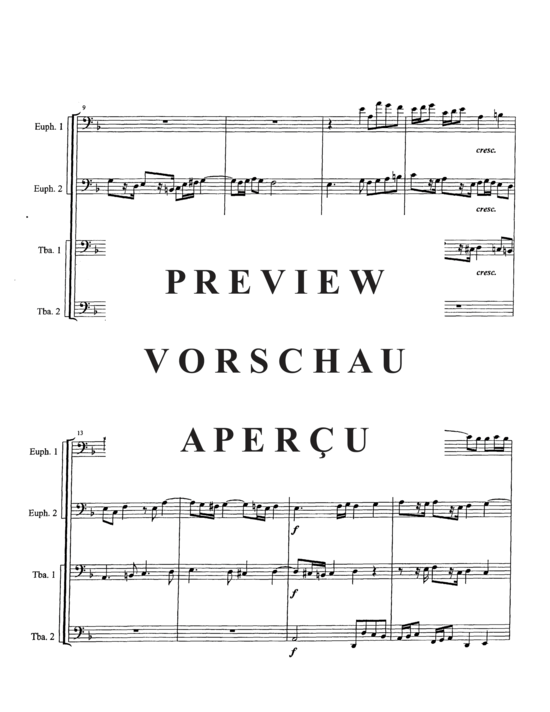 Product gallery: Page 4 of 21 Canzona in d , , (Tuba Quartett EETT)